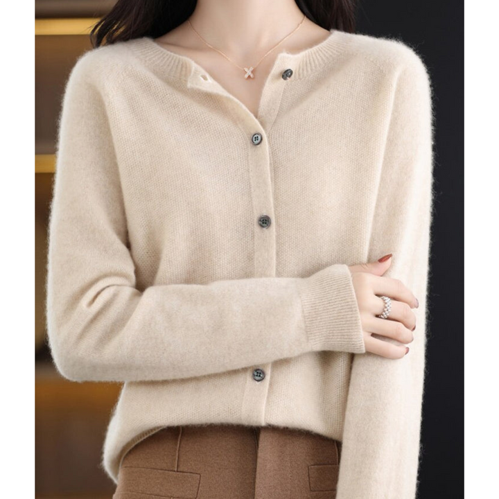 Mercy | Soft Round Neck Cardigan