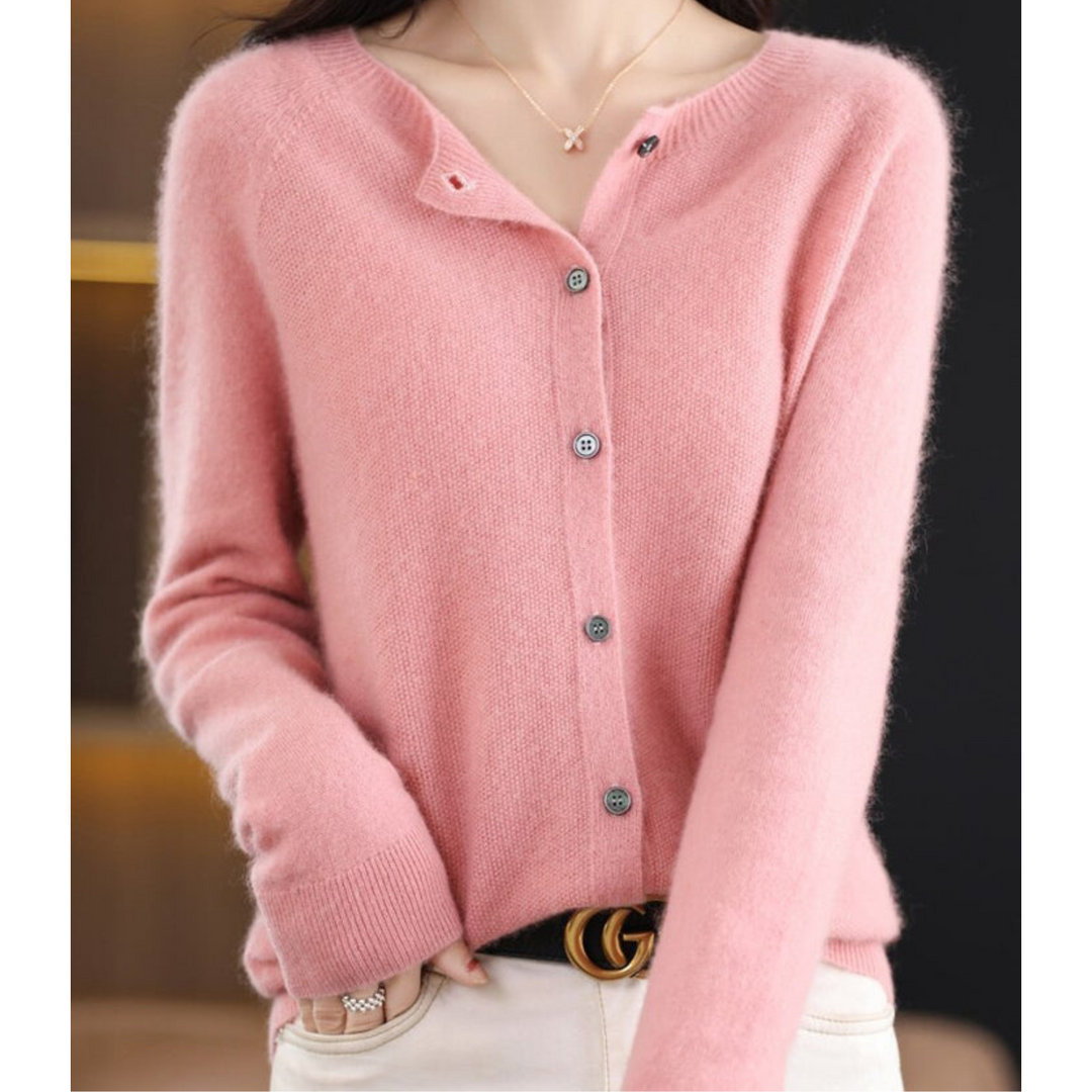 Mercy | Soft Round Neck Cardigan
