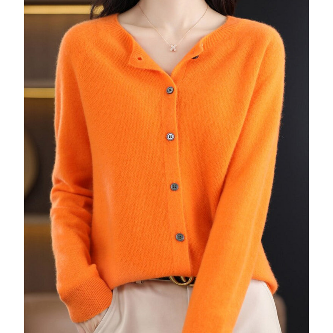 Mercy | Soft Round Neck Cardigan