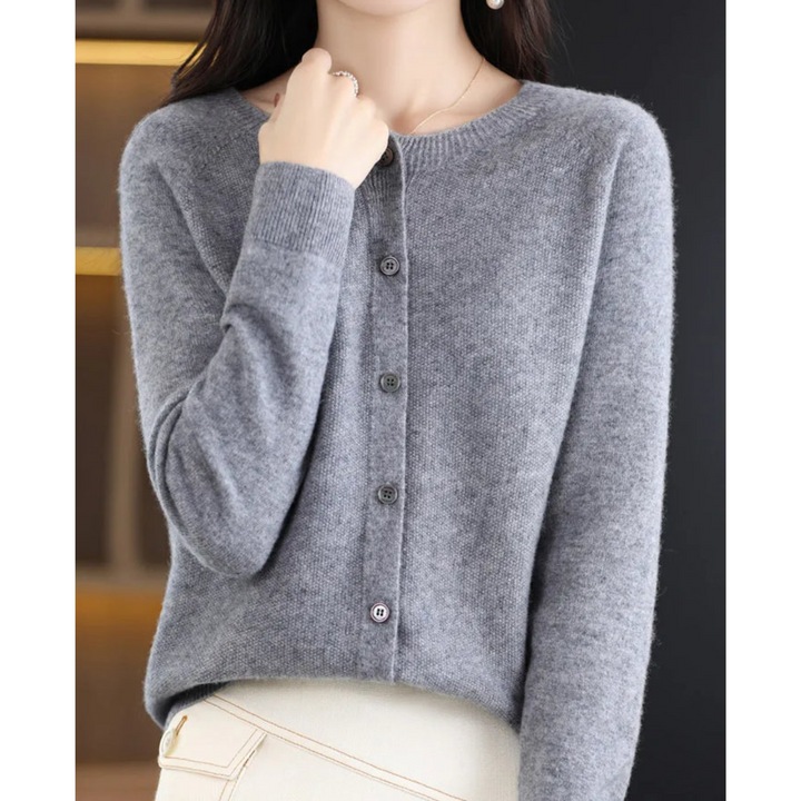 Mercy | Soft Round Neck Cardigan