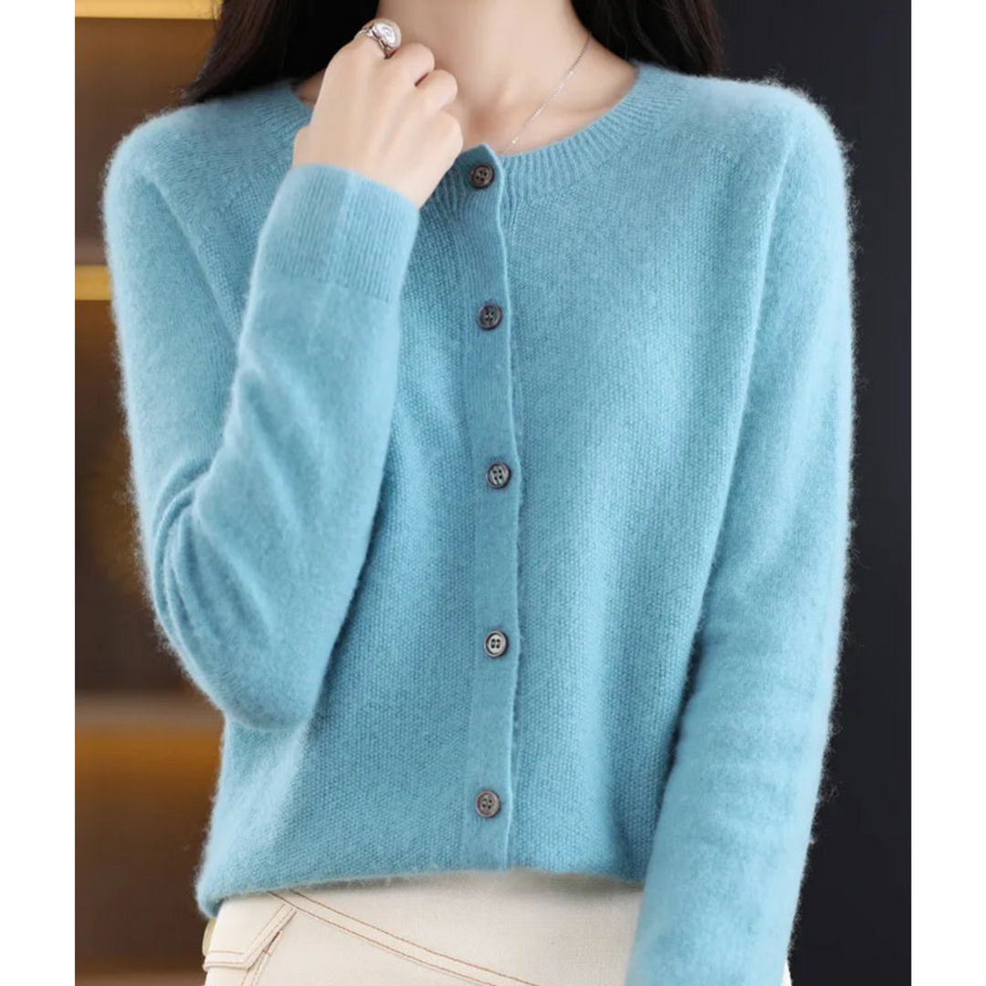 Mercy | Soft Round Neck Cardigan