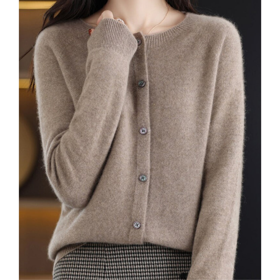 Mercy | Soft Round Neck Cardigan