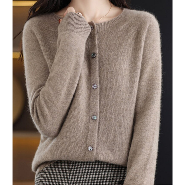 Mercy | Soft Round Neck Cardigan