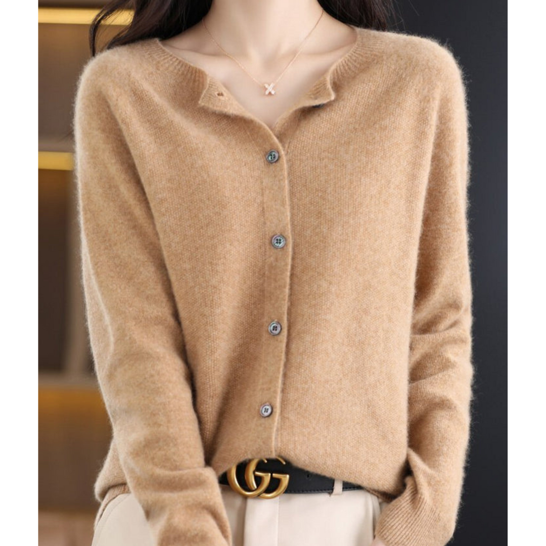 Mercy | Soft Round Neck Cardigan
