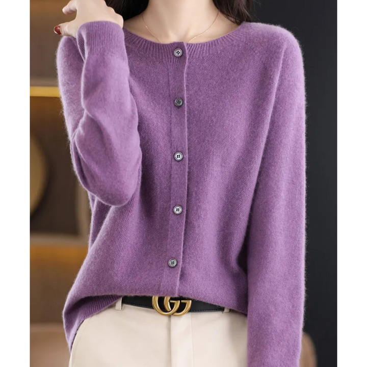 Mercy | Soft Round Neck Cardigan