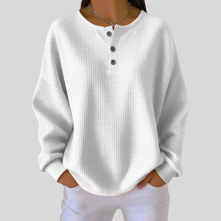 Riet | Casual henley sweater