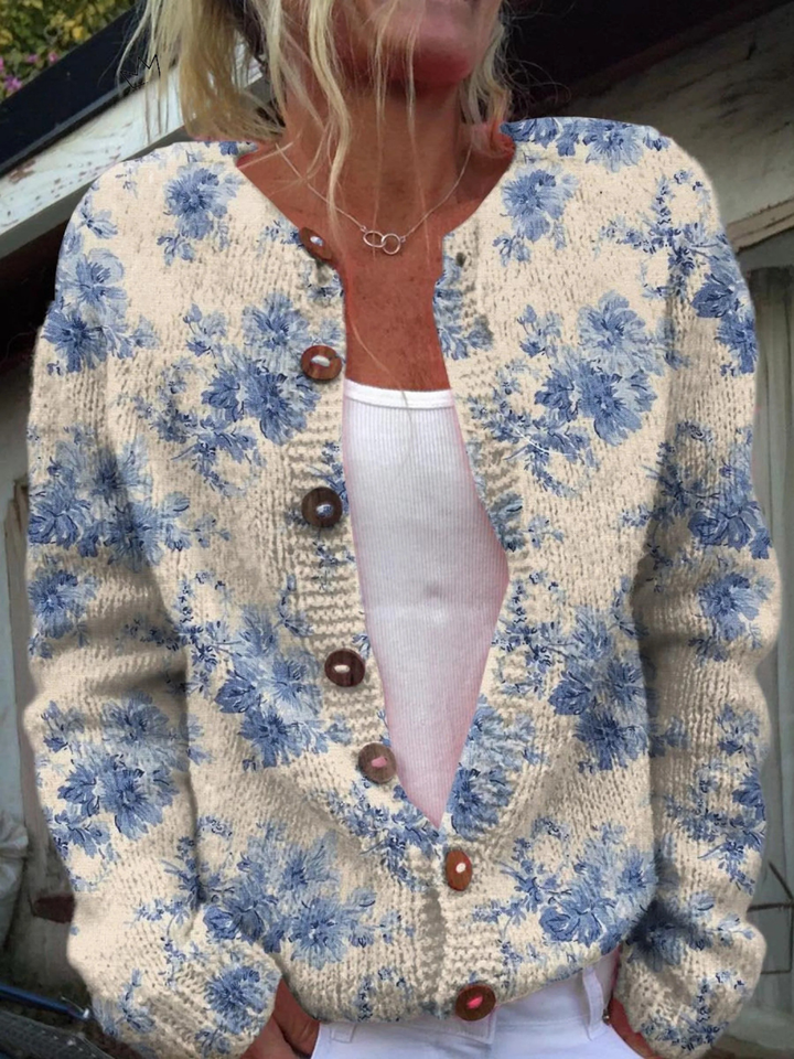 Tilly™ | Vintage Knit Cardigan Sweater