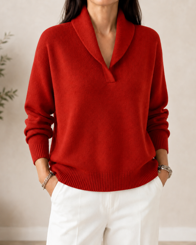 Annemarie™ | Soft V-Neck Jumper for Women