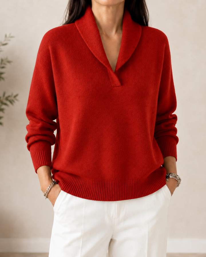 Annemarie™ | Soft V-Neck Jumper for Women