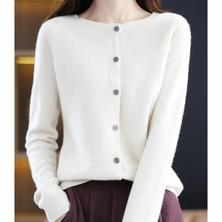 Mercy | Soft Round Neck Cardigan