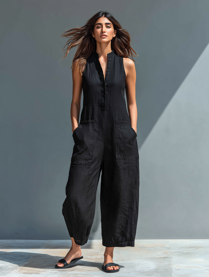 Bregje | Mouwloze jumpsuit