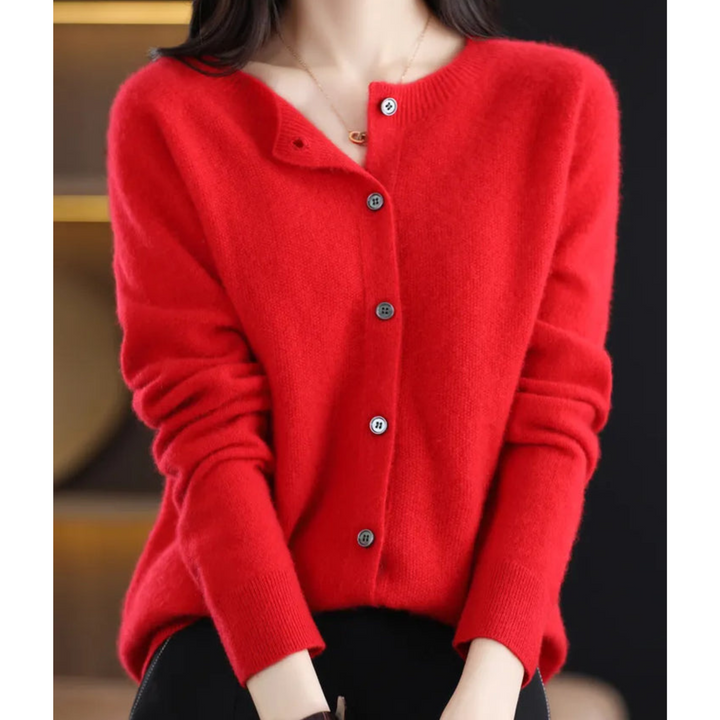 Mercy | Soft Round Neck Cardigan