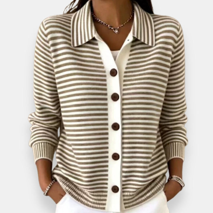 Wilma | Gestreept Knoopvest