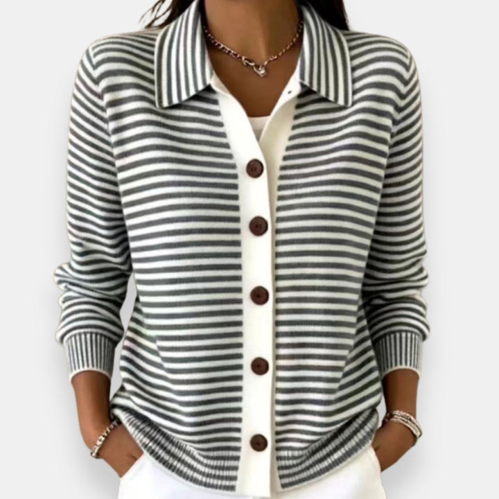 Wilma | Gestreept Knoopvest