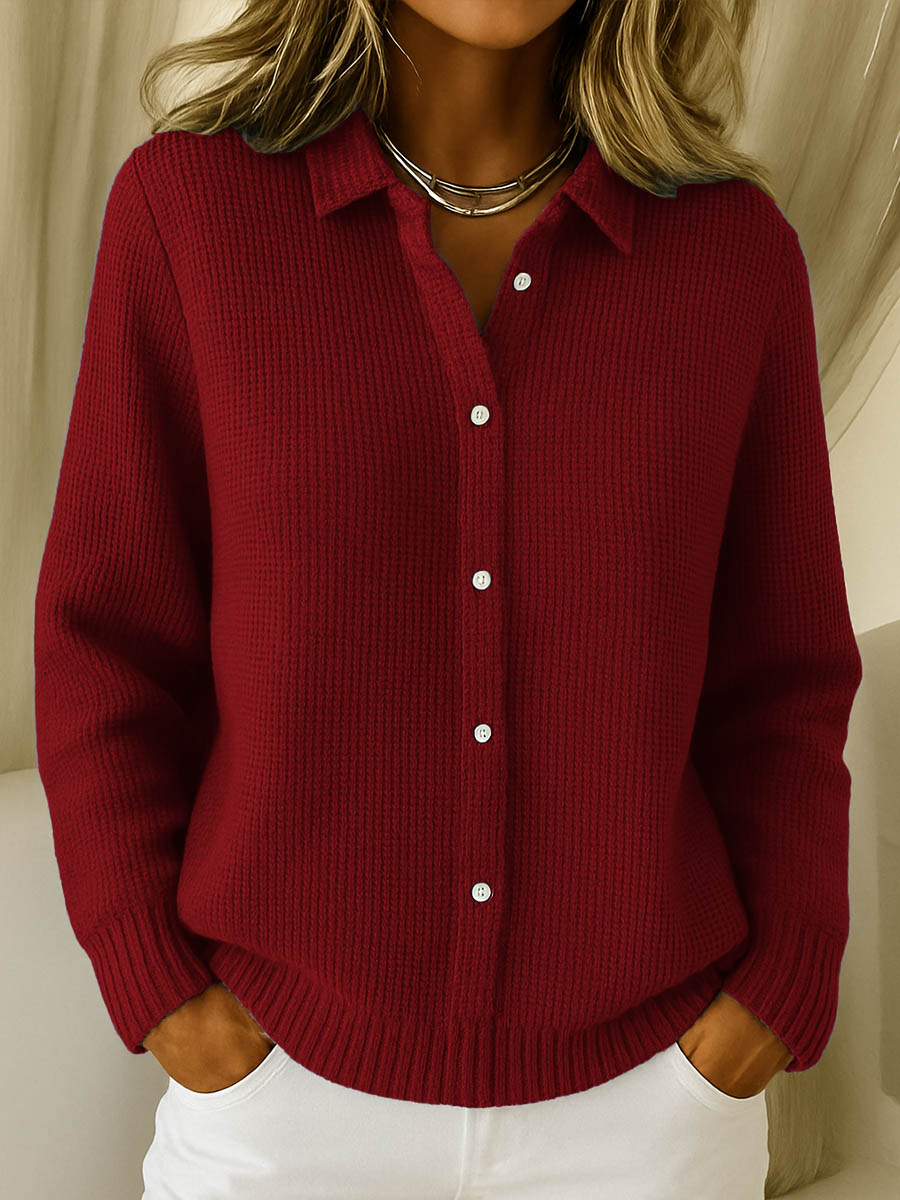Delia | Classic Buttoned Cardigan