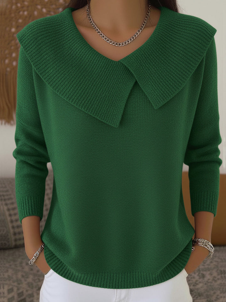 Hazel Zoe™ | Warm Sweater with Soft Collar