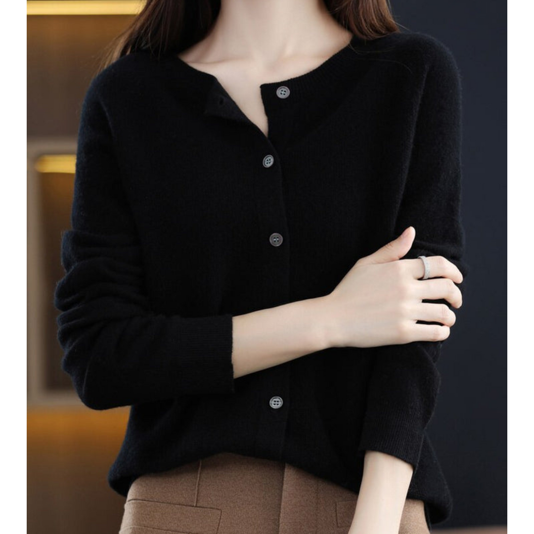 Mercy | Soft Round Neck Cardigan