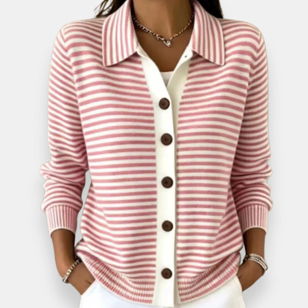 Wilma | Gestreept Knoopvest