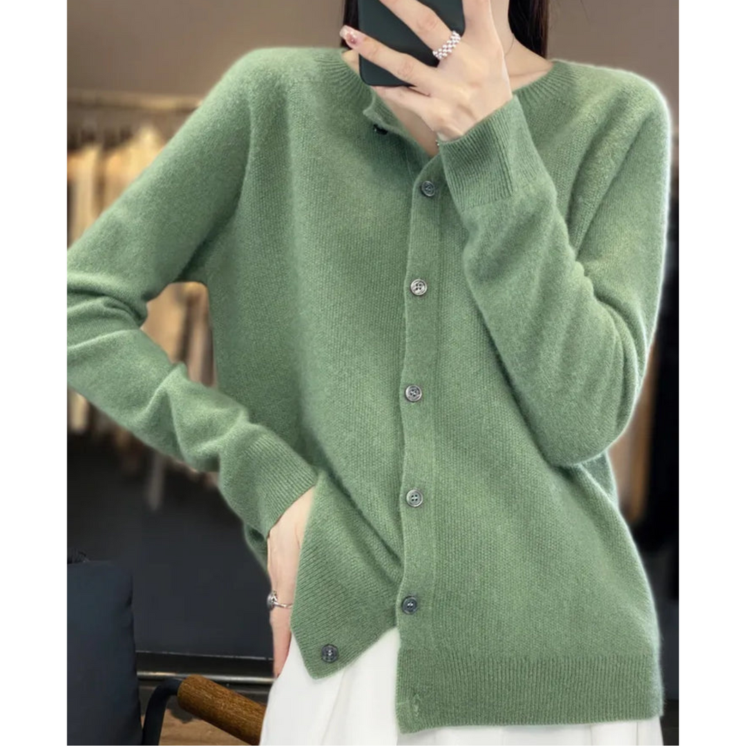 Mercy | Soft Round Neck Cardigan
