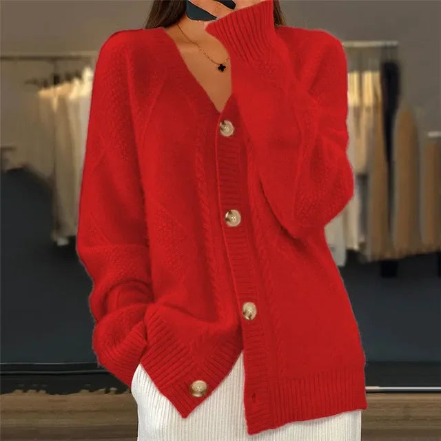 Lena | Soft Buttoned Cardigan