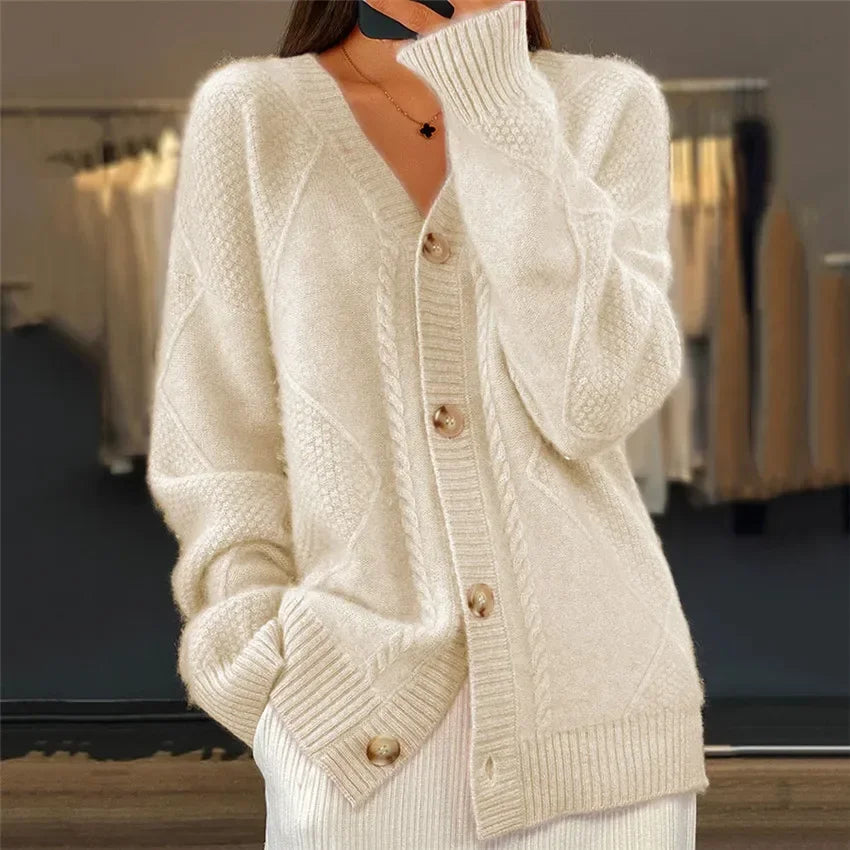 Lena | Soft Buttoned Cardigan