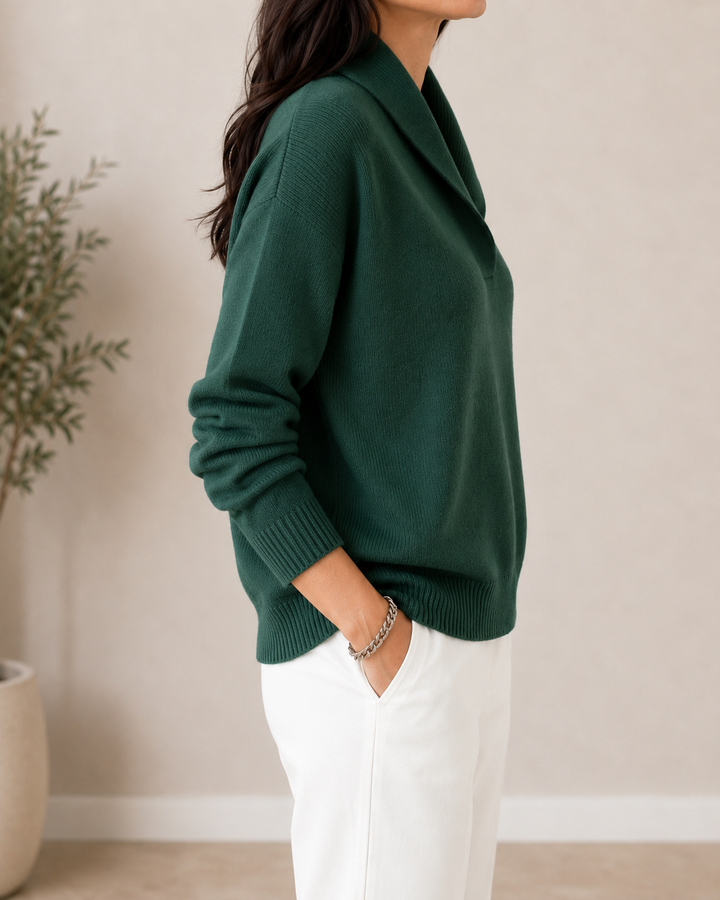 Annemarie™ | Soft V-Neck Jumper for Women