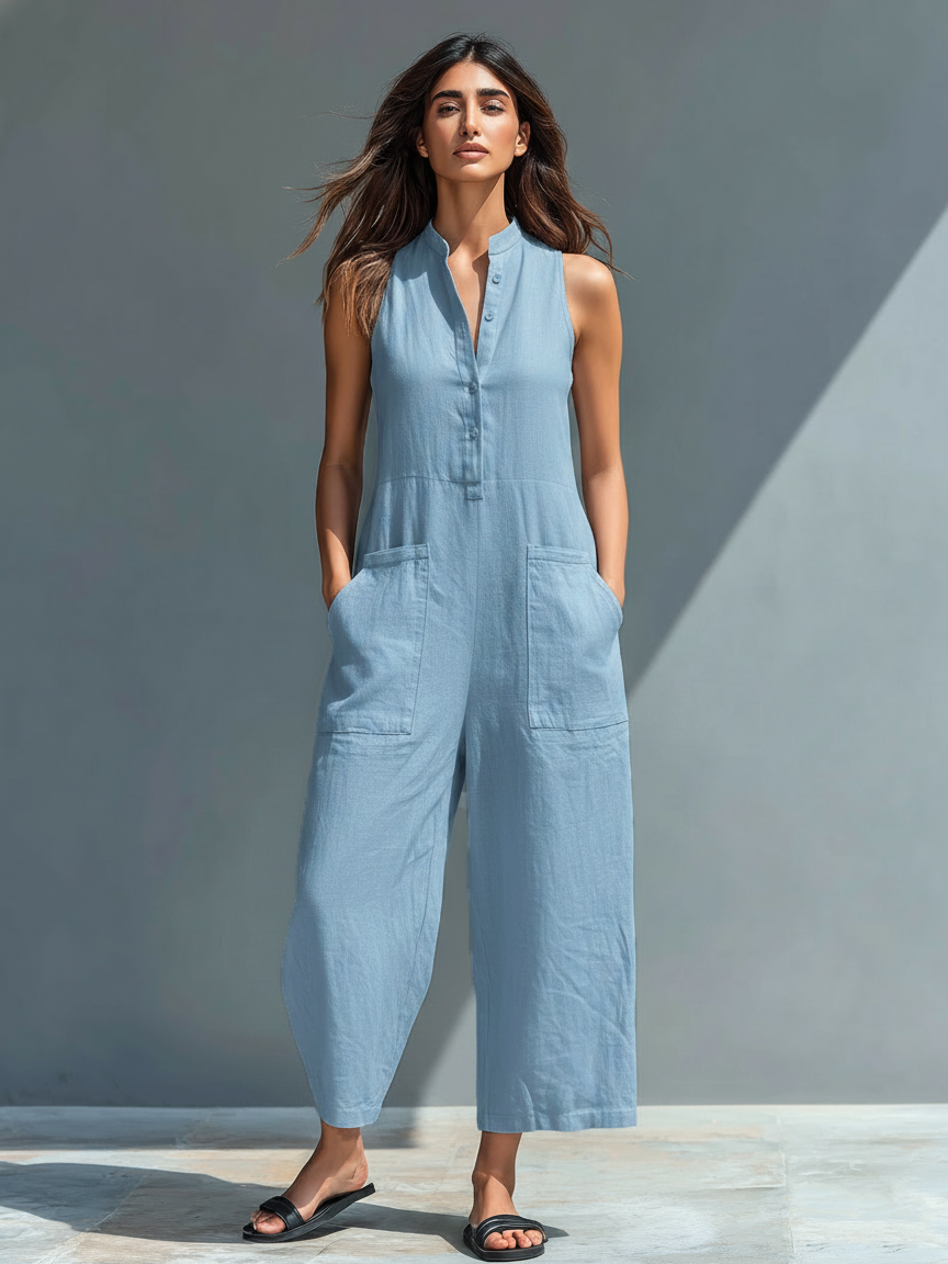 Bregje | Mouwloze jumpsuit
