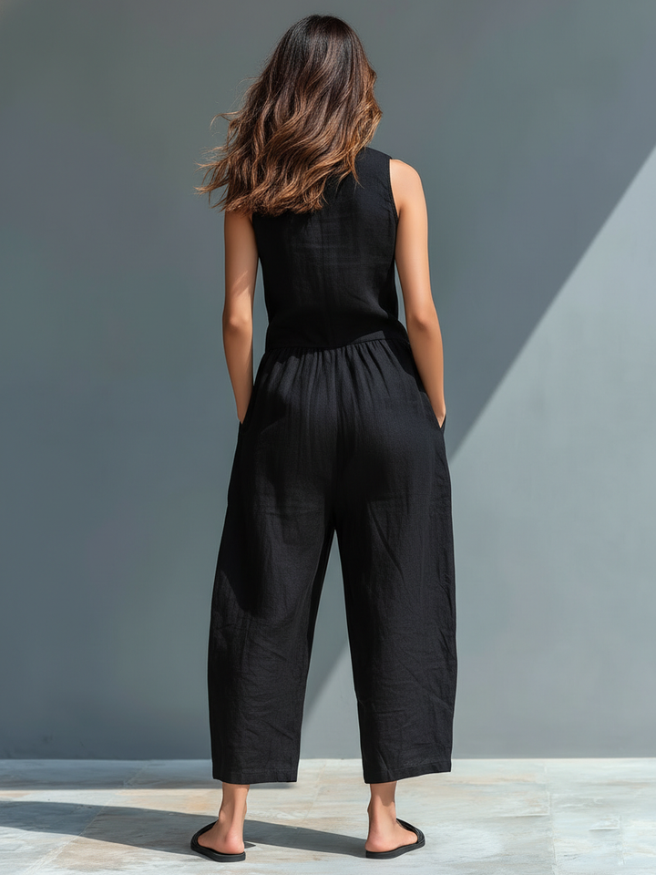 Bregje | Mouwloze jumpsuit
