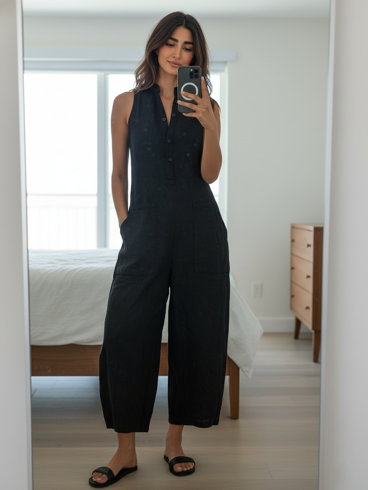 Bregje | Mouwloze jumpsuit