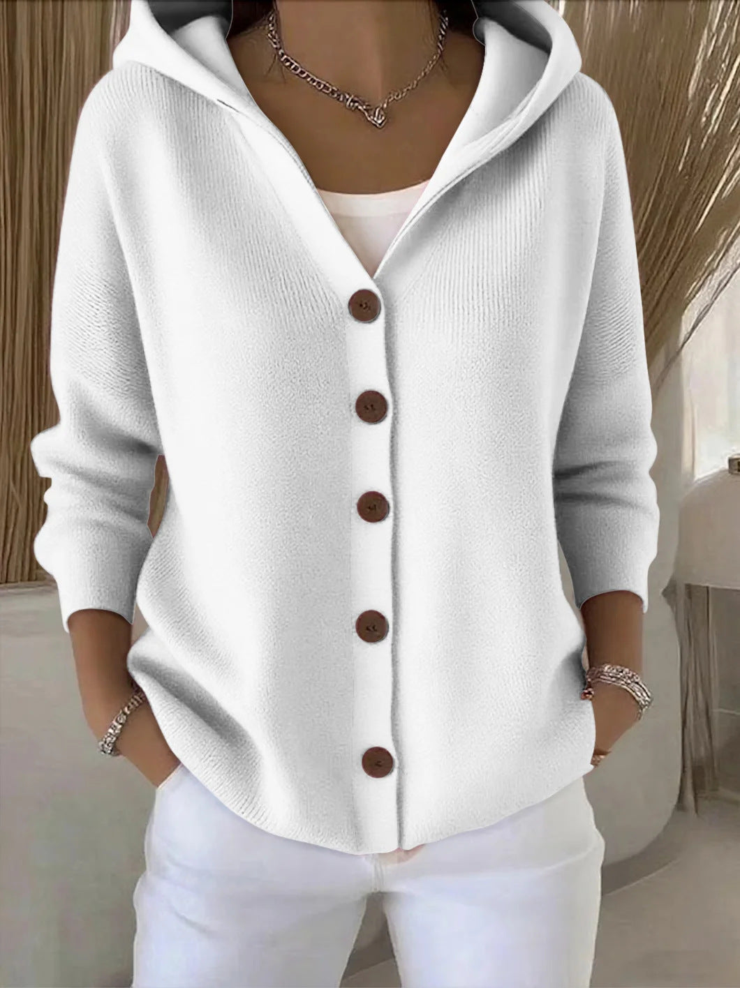 Zoe | Soft Hooded Cardigan