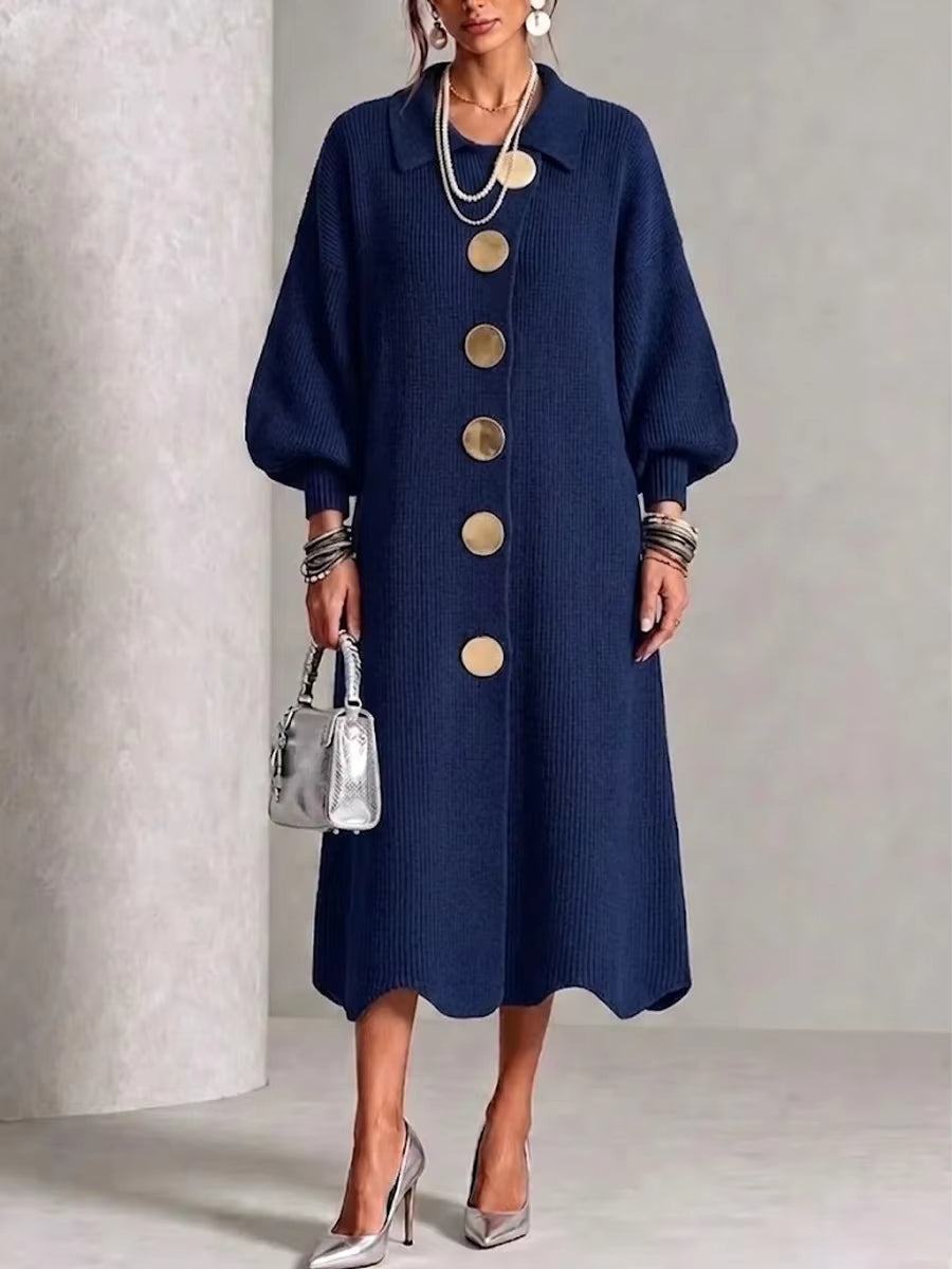 Sienna | Long Sleeve Button-Down Dress