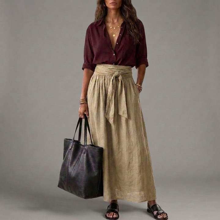 Marion | Tweedelige set met midirok