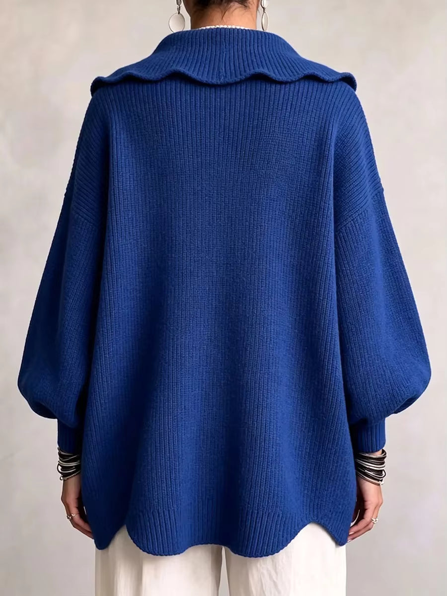 Odette | Ribbed Knit Button Cardigan