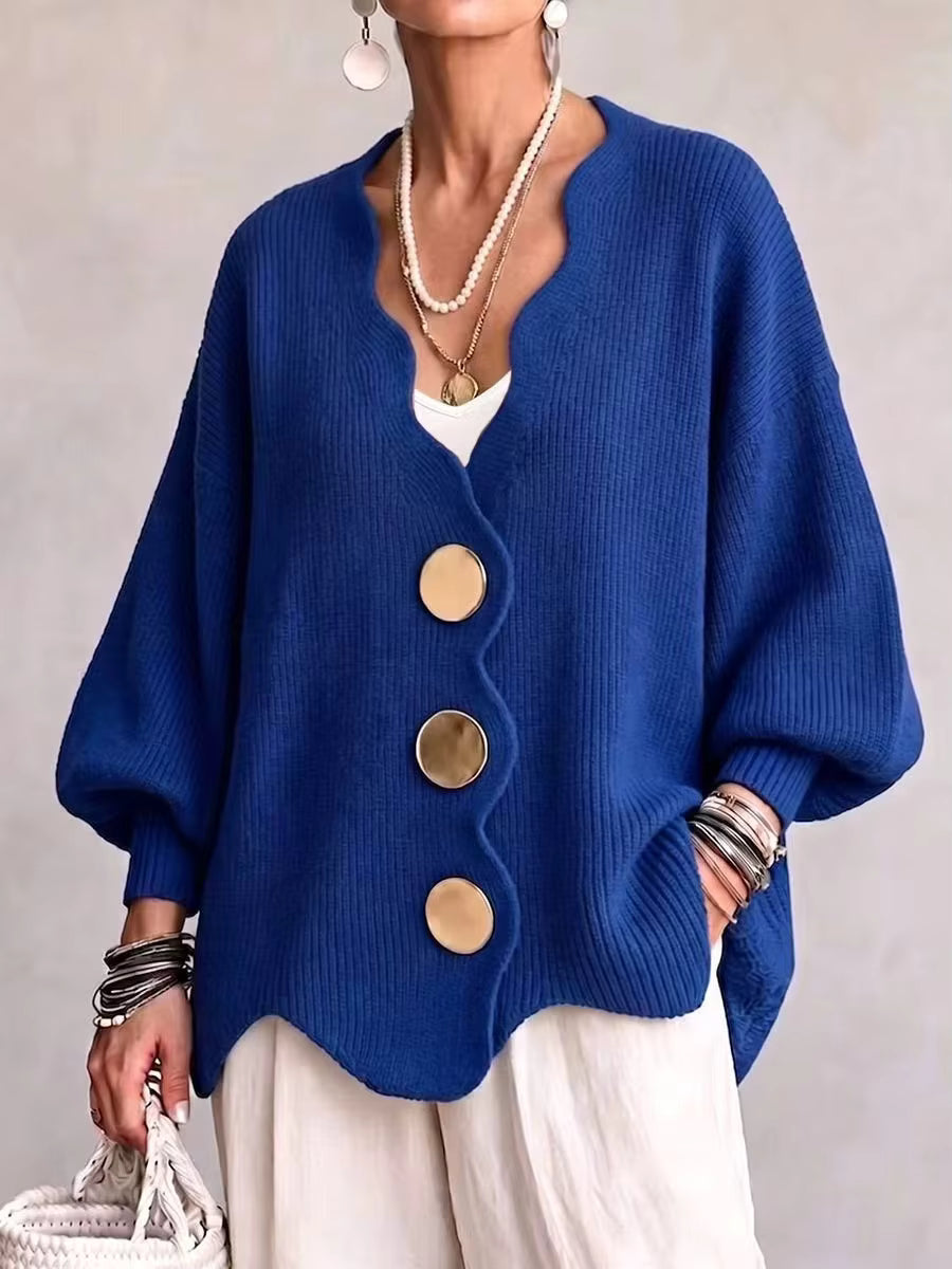 Madison | Loose Button Knit Cardigan