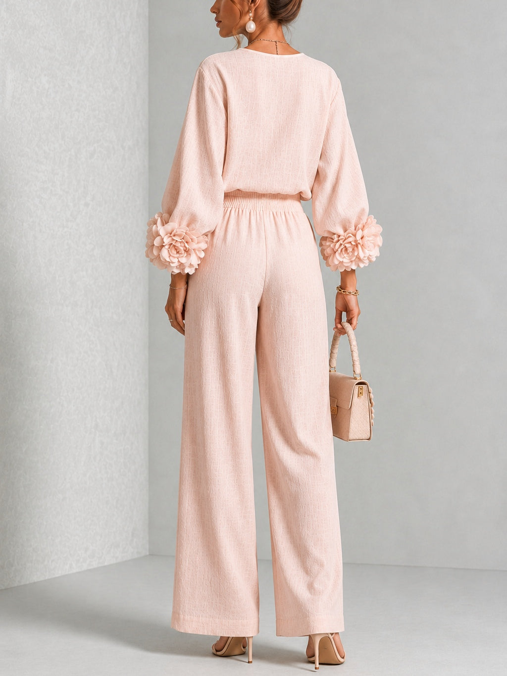 ROSALI | FLORAL CUFF TWO-PIECE SET