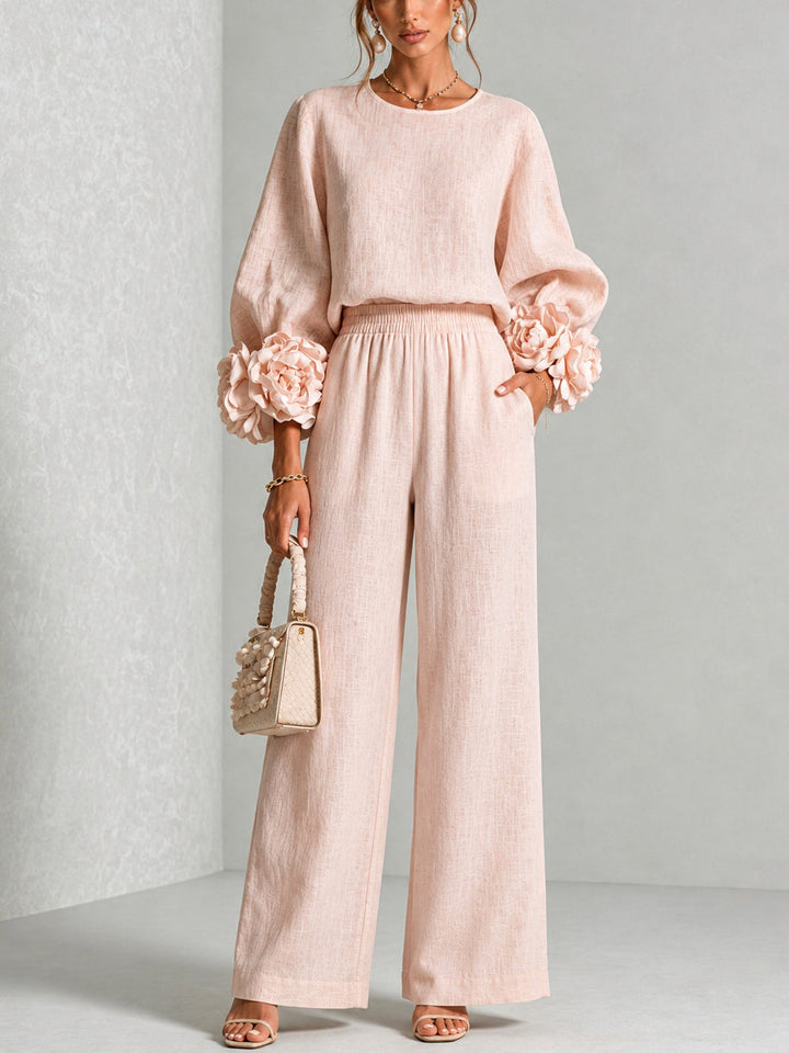 ROSALI | FLORAL CUFF TWO-PIECE SET