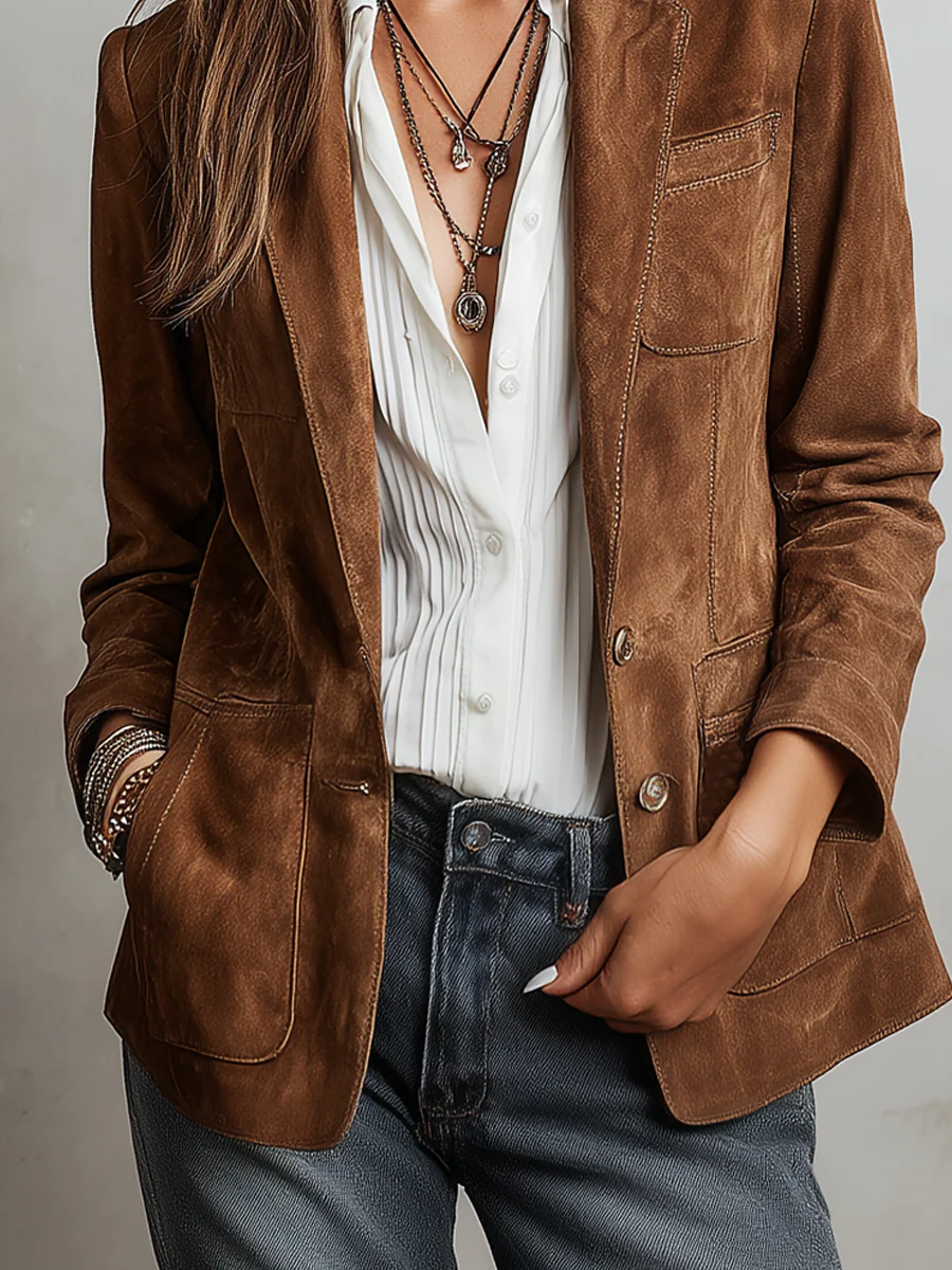 Gonda | Vintage Brown Blazer