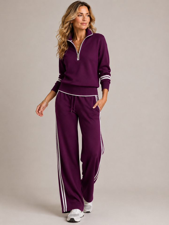 Liesbeth | Zip Sweater Set