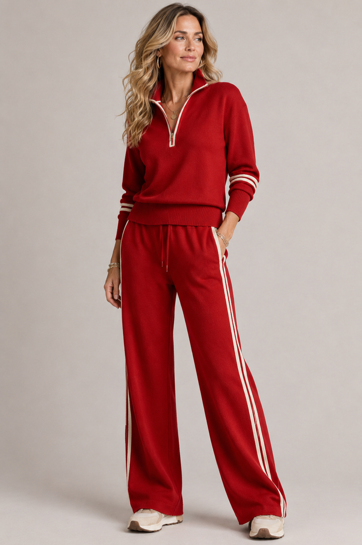 Liesbeth | Zip Sweater Set