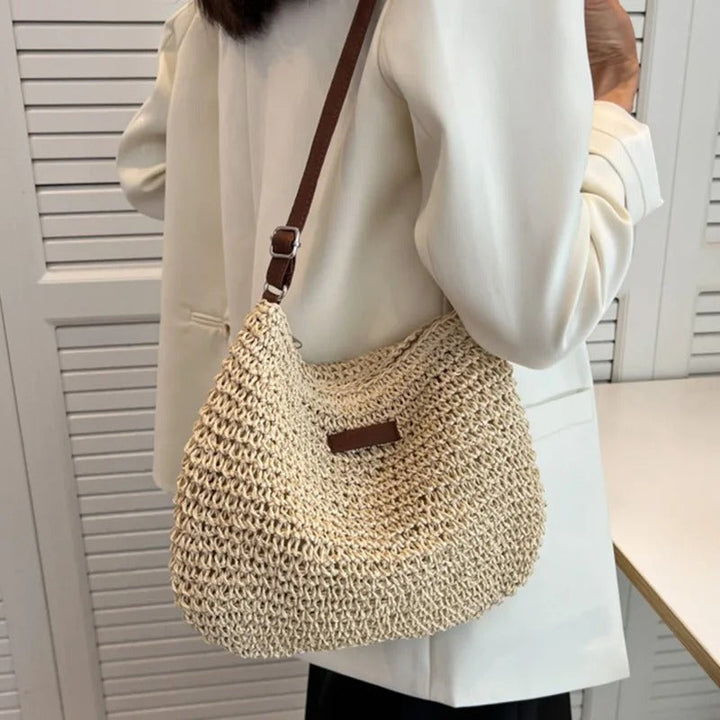 Tasha | Straw Shoulder Bag