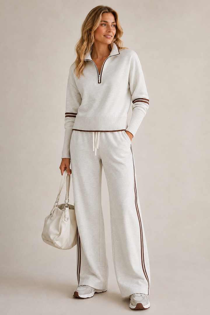 Liesbeth | Zip Sweater Set