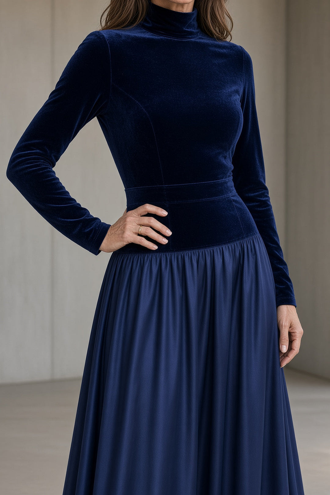 Vivien | Velvet Dress