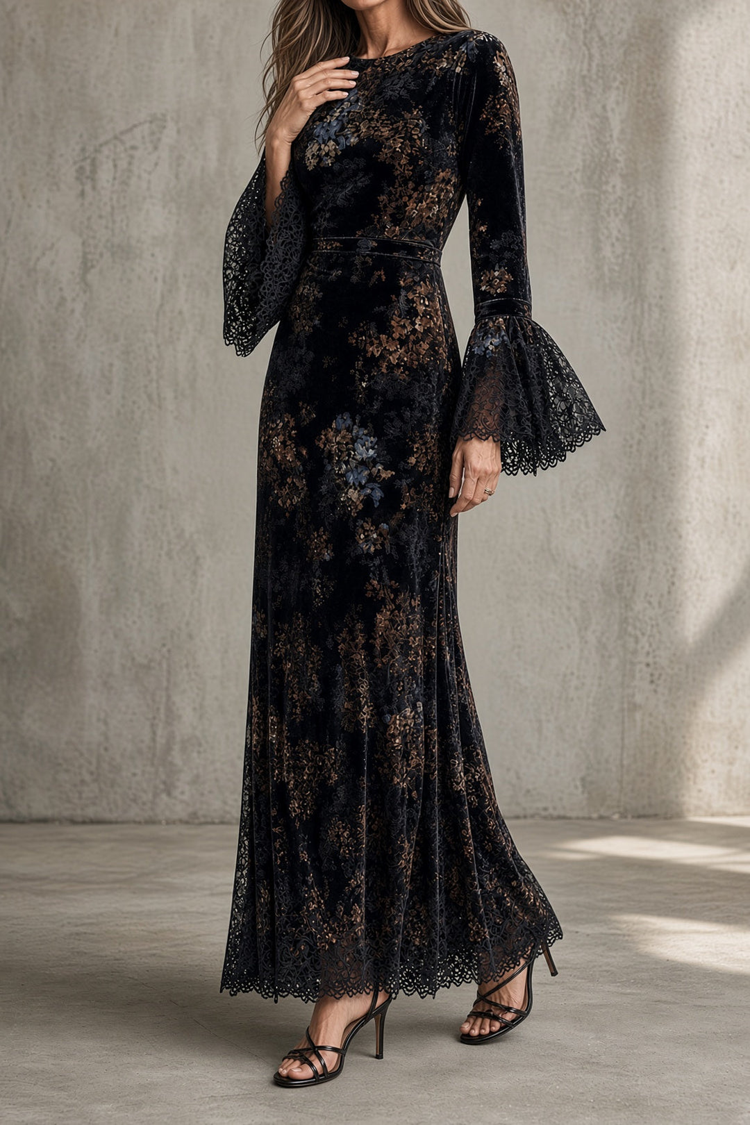 Luna | Velvet Dress