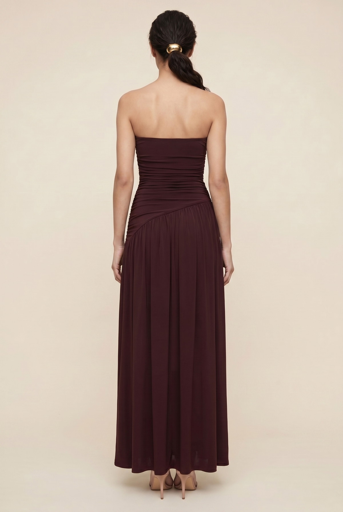 Maroon Maxi Dress