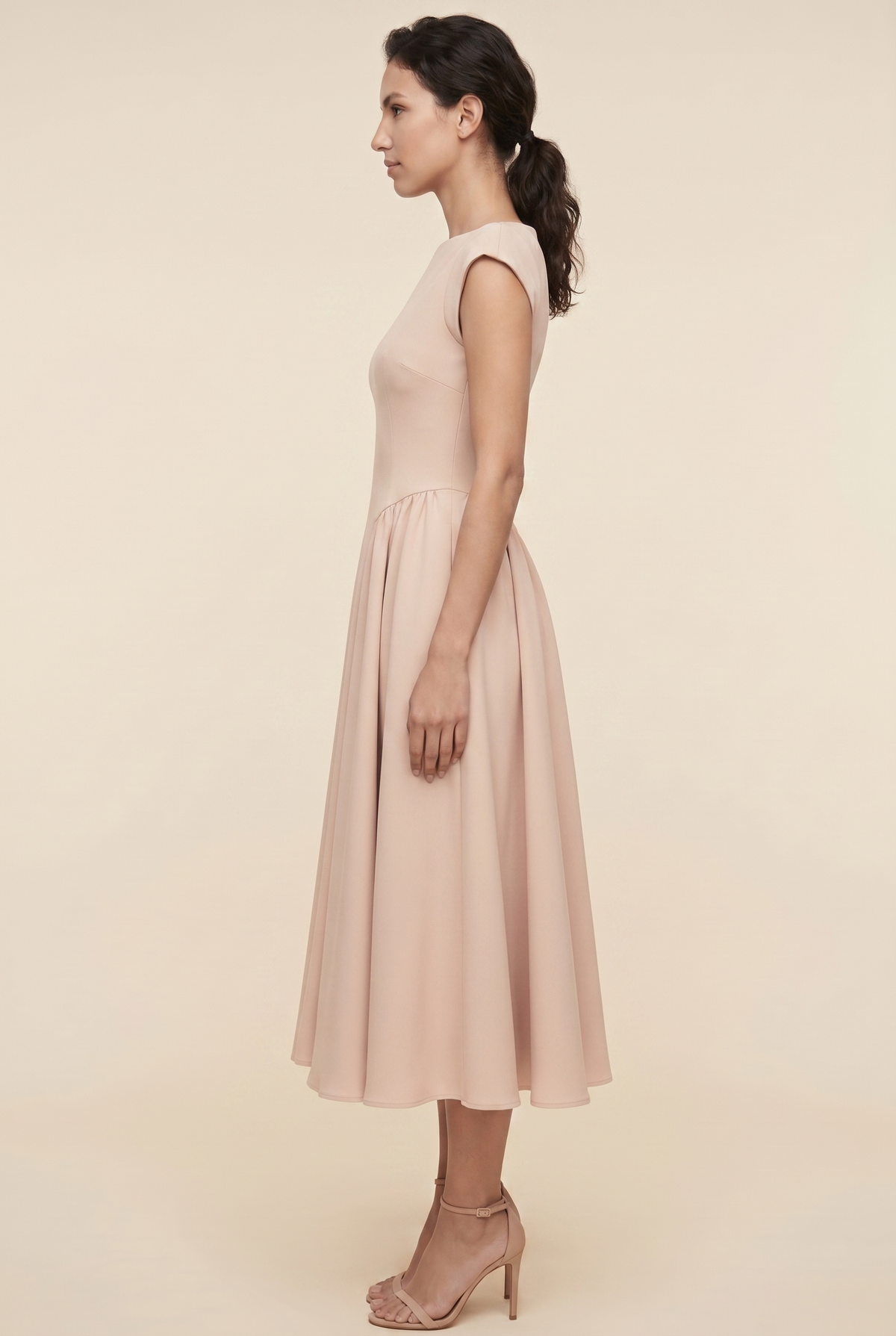 Camille Elegance Midi Dress