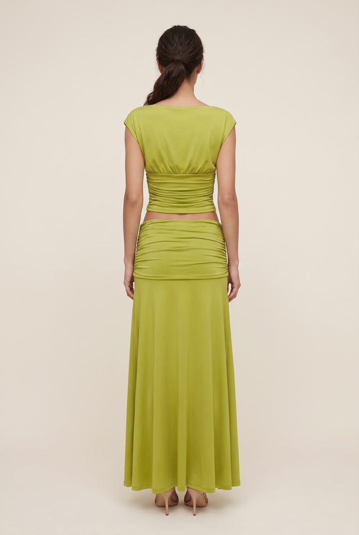 Lora Ruched Maxi Set