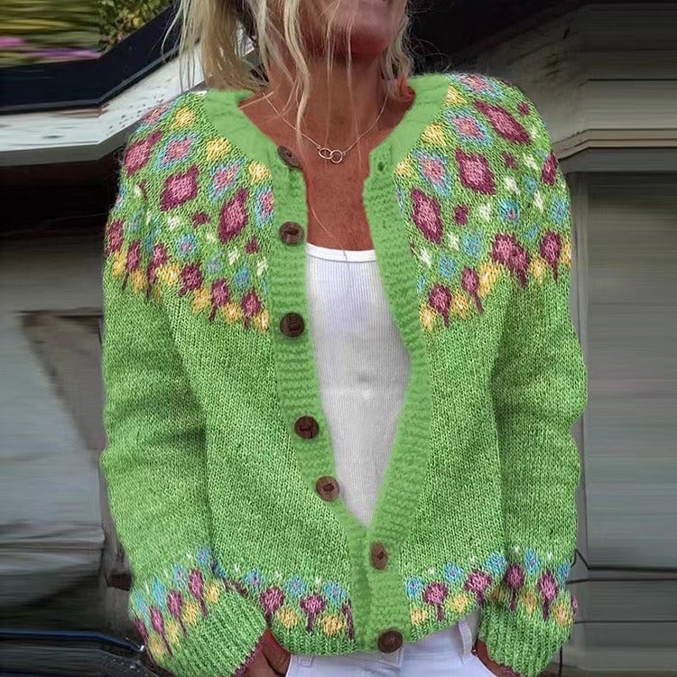 Hyacinth | Cozy Vintage Cardigan