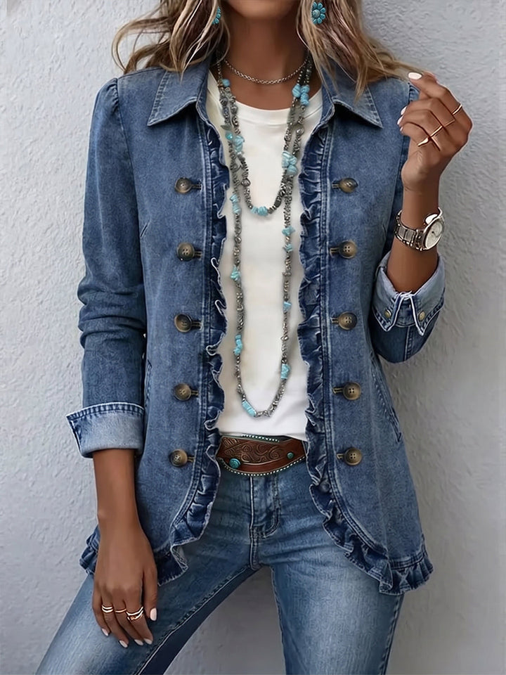 Ingrid™ | Ruffle Trim Jacket