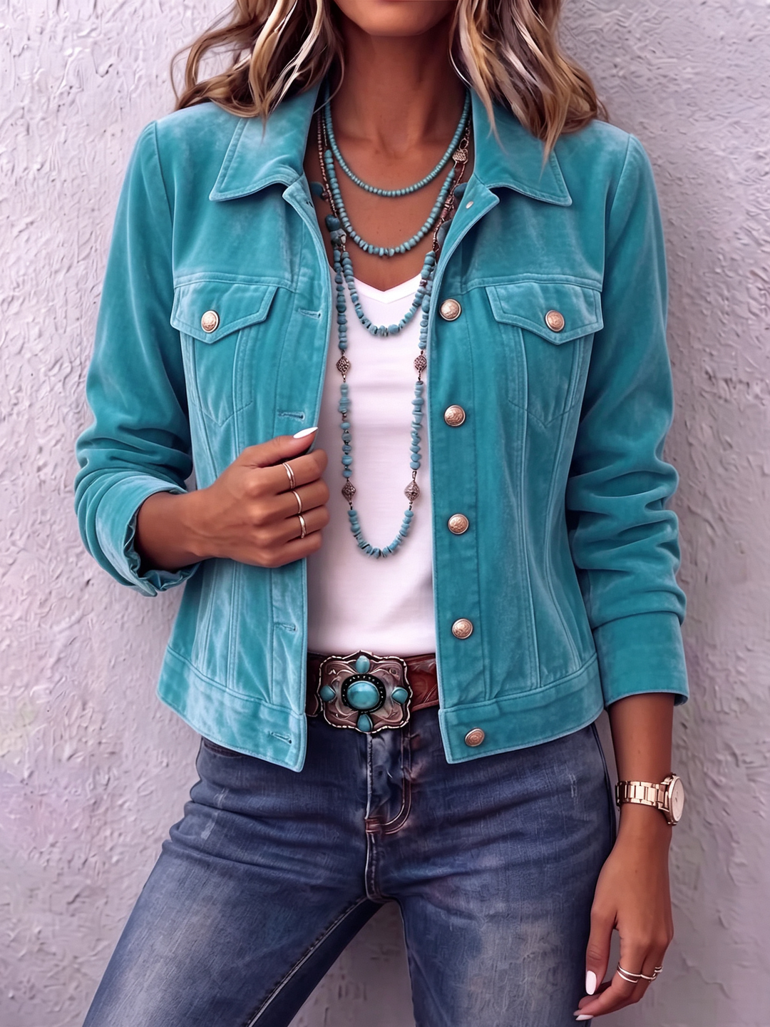 Diana | Boho Vintage Velvet Jacket