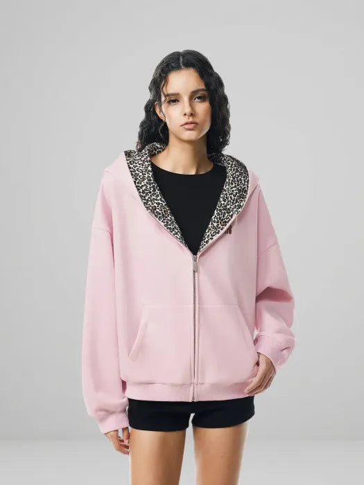 Leopard Zip Up